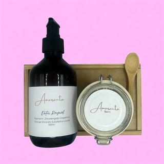 Detox-Kit - PEELING + KÖRPERÖL. Das perfekte Duo für deine Haut