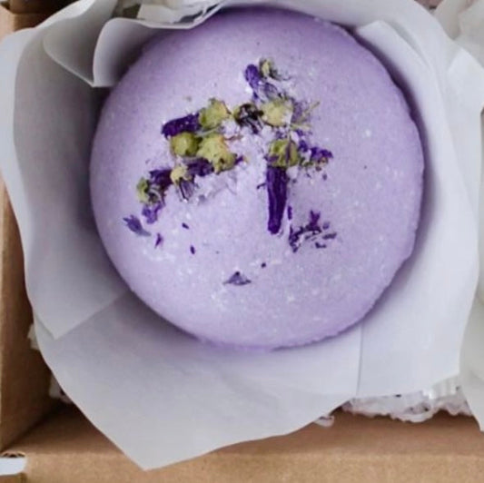 Badebomben. Lavendel