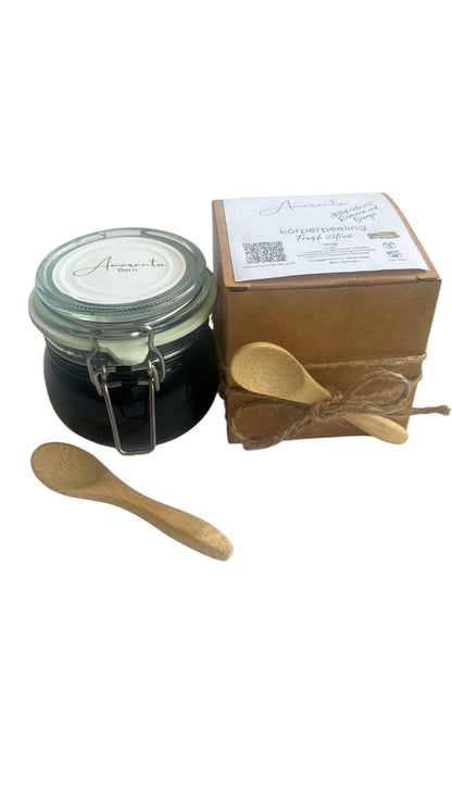 Organisches Peeling mit Ingwer und Zitrone 140 g.