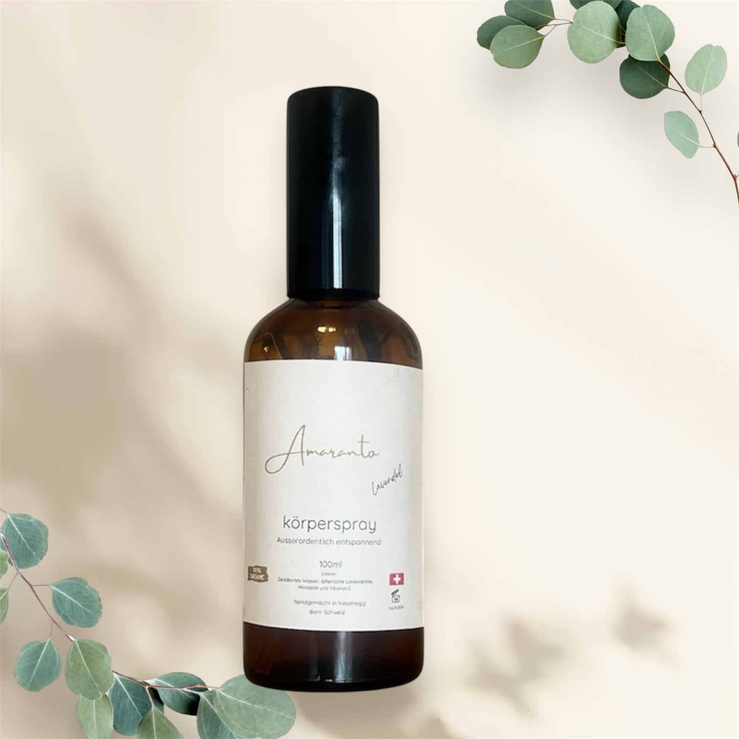 Körper-Spray mit ätherischen Ölen