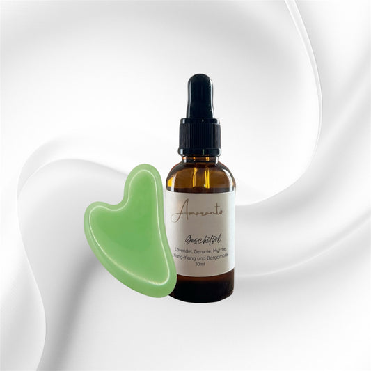 Alternatives Gesichtsöl 30 ml + Jade-Gua Sha